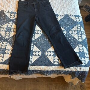 MOTHER Black Flare & Wide Leg Jeans